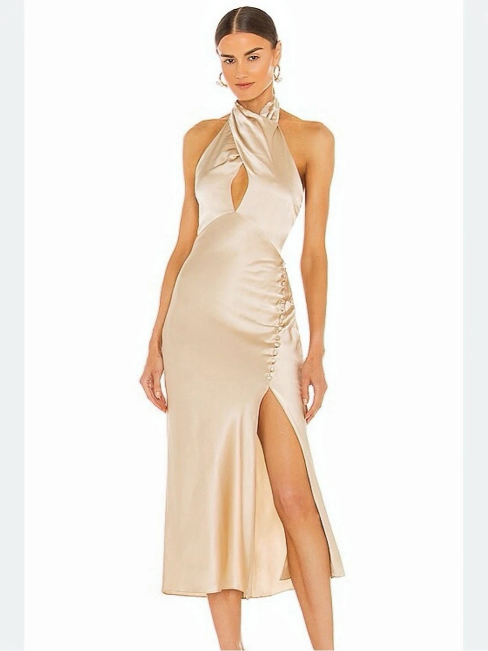 Nicholas Aline Silk Midi Dress size 6